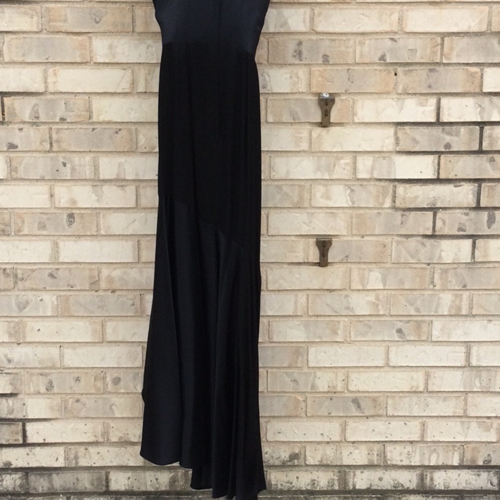 Jessica McClintock long form fit thigh slit dress - Picture 7 of 10